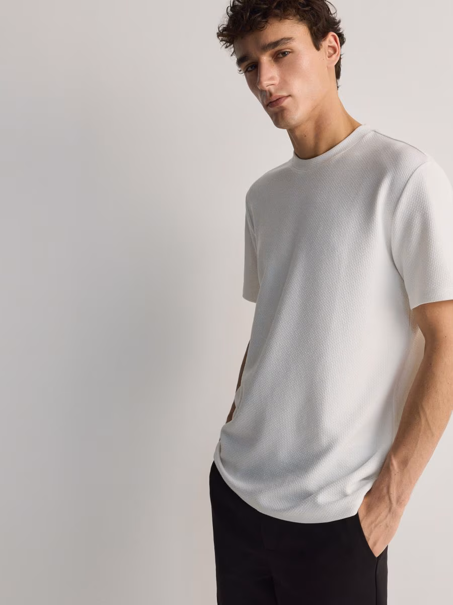 Comfort Fit T-Shirt With Viscose Blend