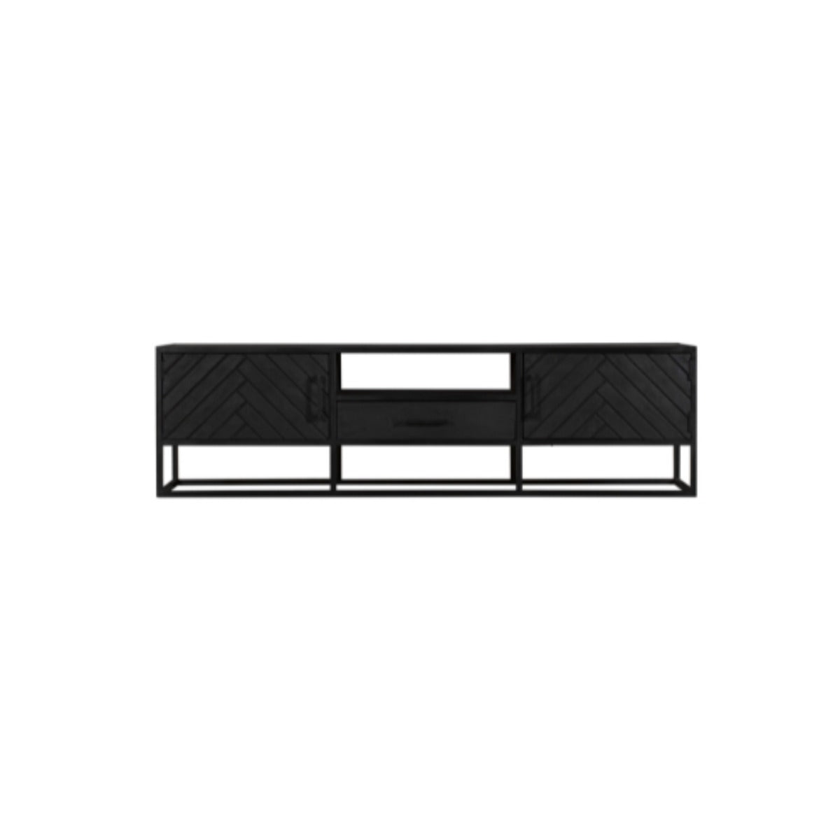 StarFurn Tv-meubel New York - Zwart Hout - 180x45x50cm