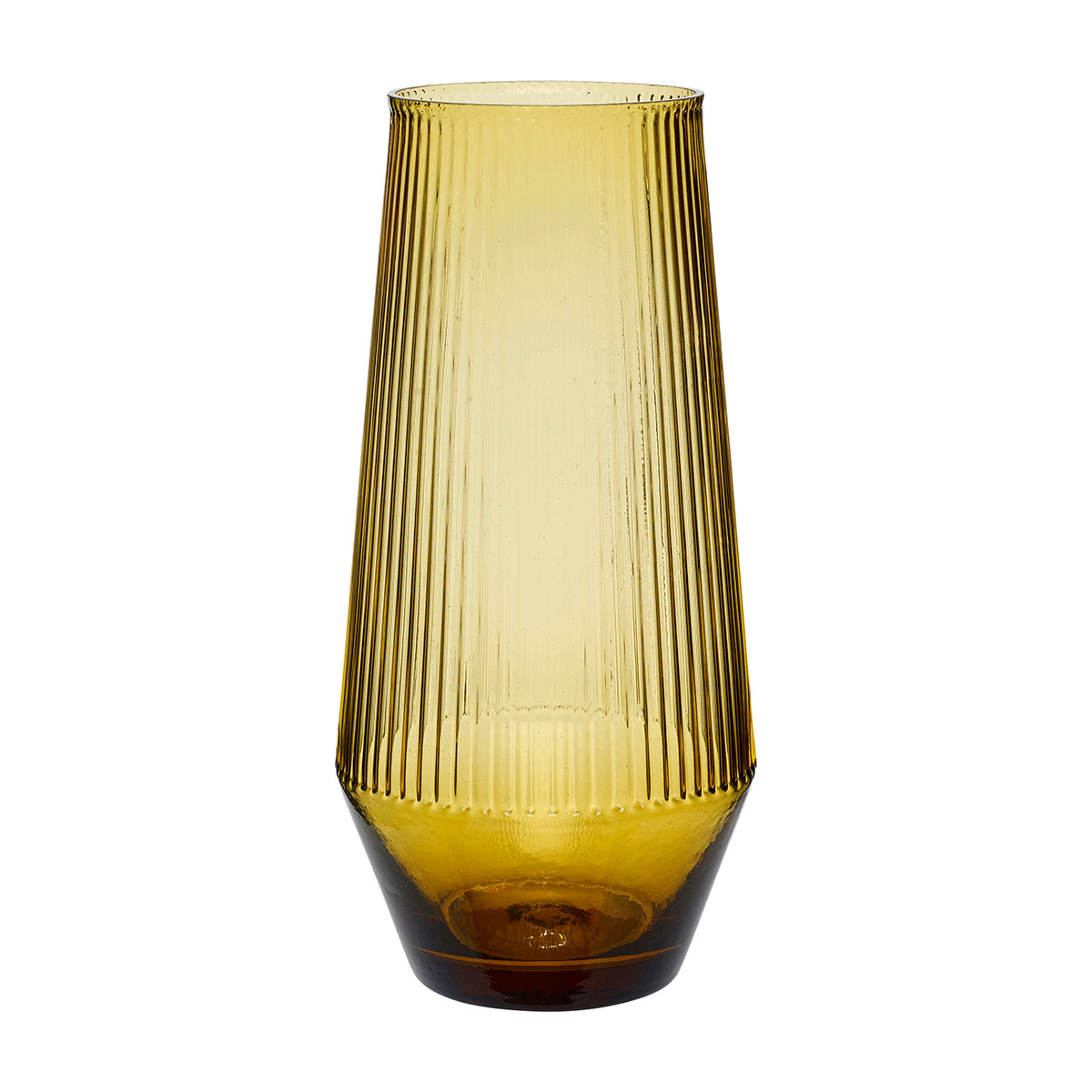 Hübsch vaas Ripple - glas - ø9xh26cm
