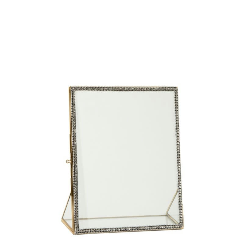 BIJOU - Cadre photo métal et verre or 20x25,5cm