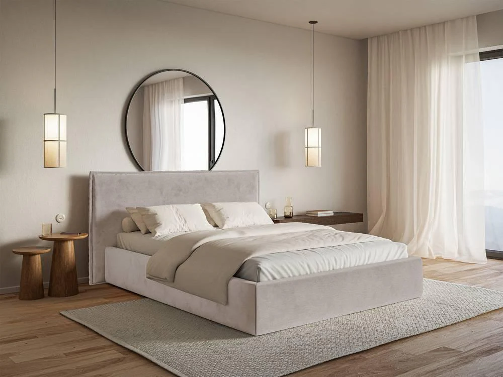 Bedframe Esmay velvet 160 x 200 cm