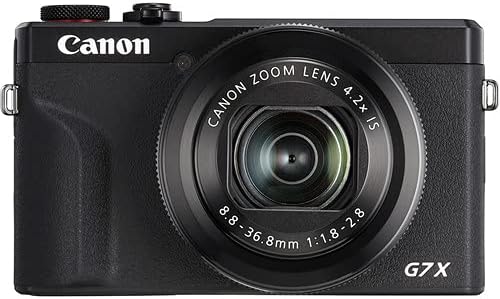 Canon PowerShot G7 X Mark III Digital Camera | 20.1MP 1-Inch Sensor  4.2X Optical Zoom  4K UHD Video  Wi-Fi & Bluetooth | Vlogging & Travel Camera with Bag and 64GB Card