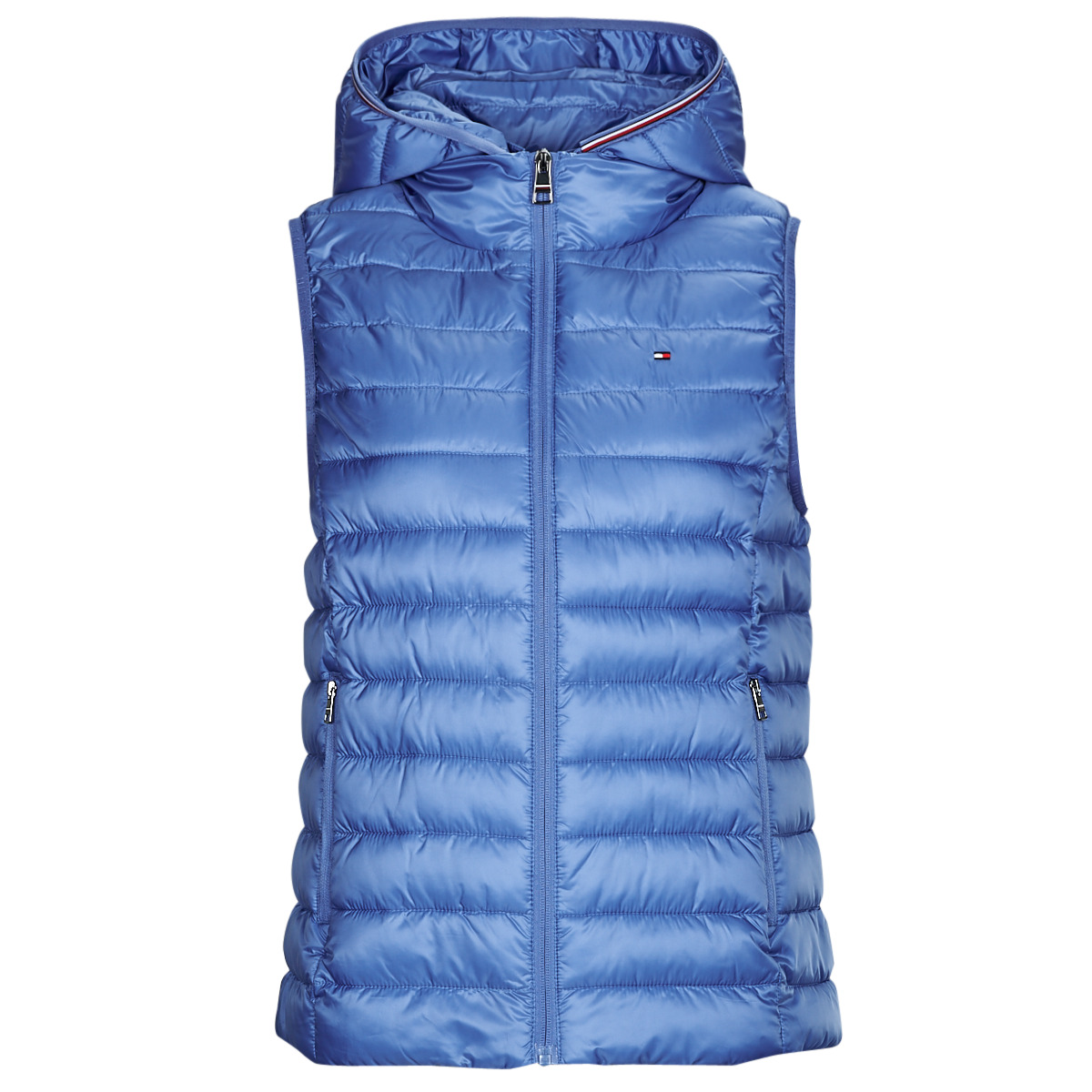Tommy Hilfiger - LW PADDED GLOBAL STRIPE VEST - Blue