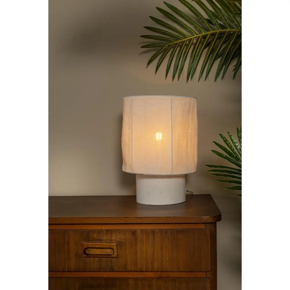 Lucide TISSAJA Tafellamp - Wit