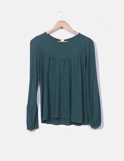 Camaïeu Blouse bottle green