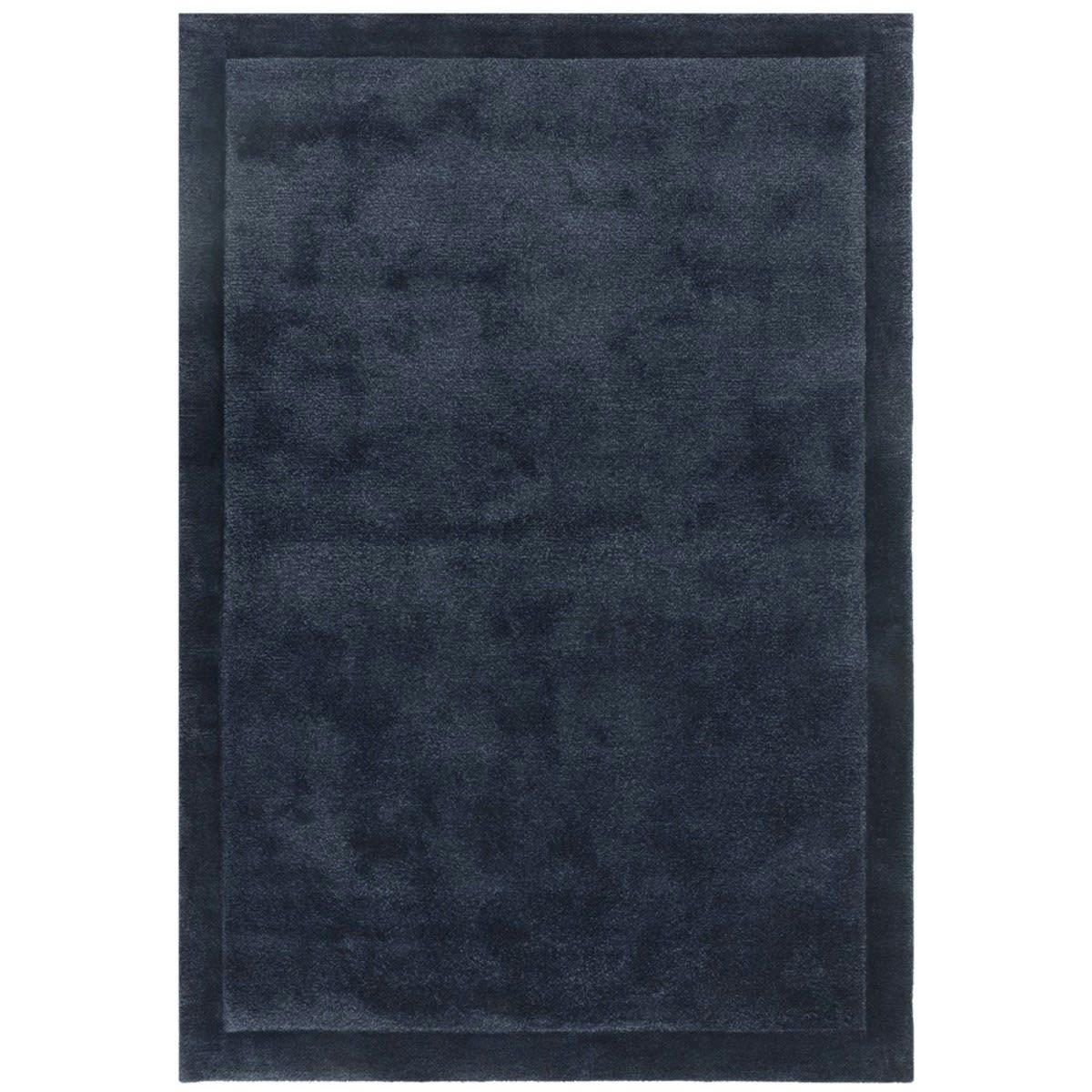 SHINE - Tapis de salon en laine bleu marine 200x290 cm
