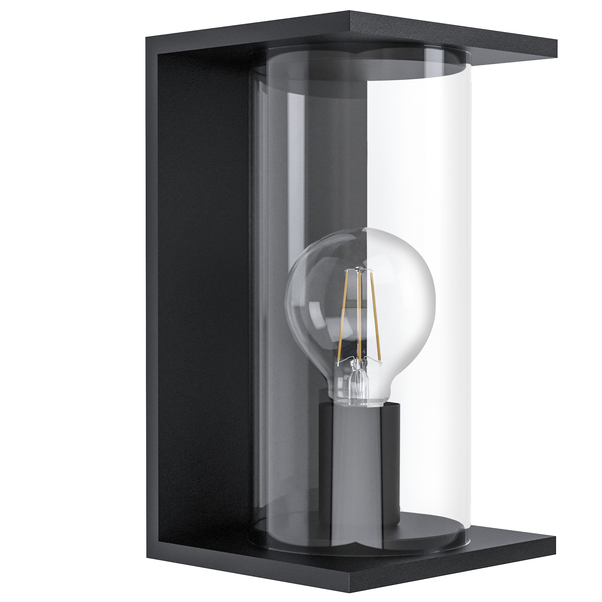EGLO wandlamp voor buiten Cascinetta - e27 - ip44 - zwart