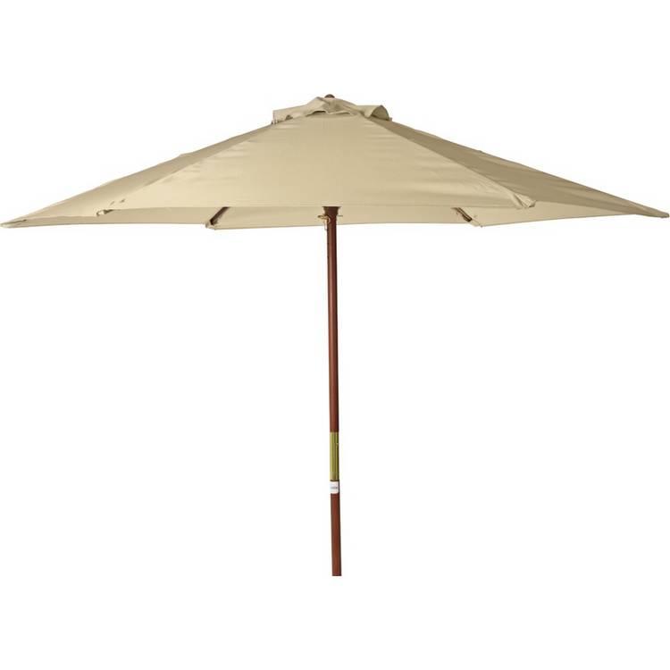 Habitat 2m Water Repellent Garden Parasol - Cream