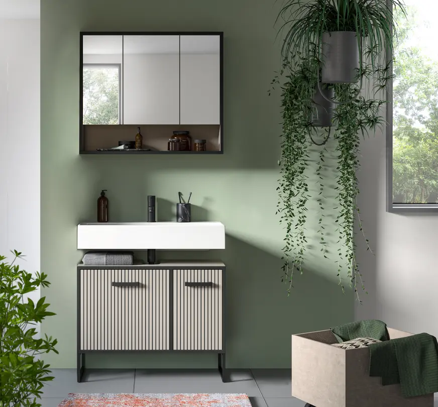Badschrank 2-teilig Bagno