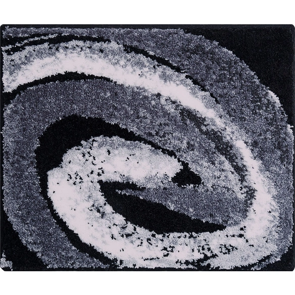 Badematte »Colani 42«, BxL: 50 x 60 cm, grau, aus 100% Polyacryl