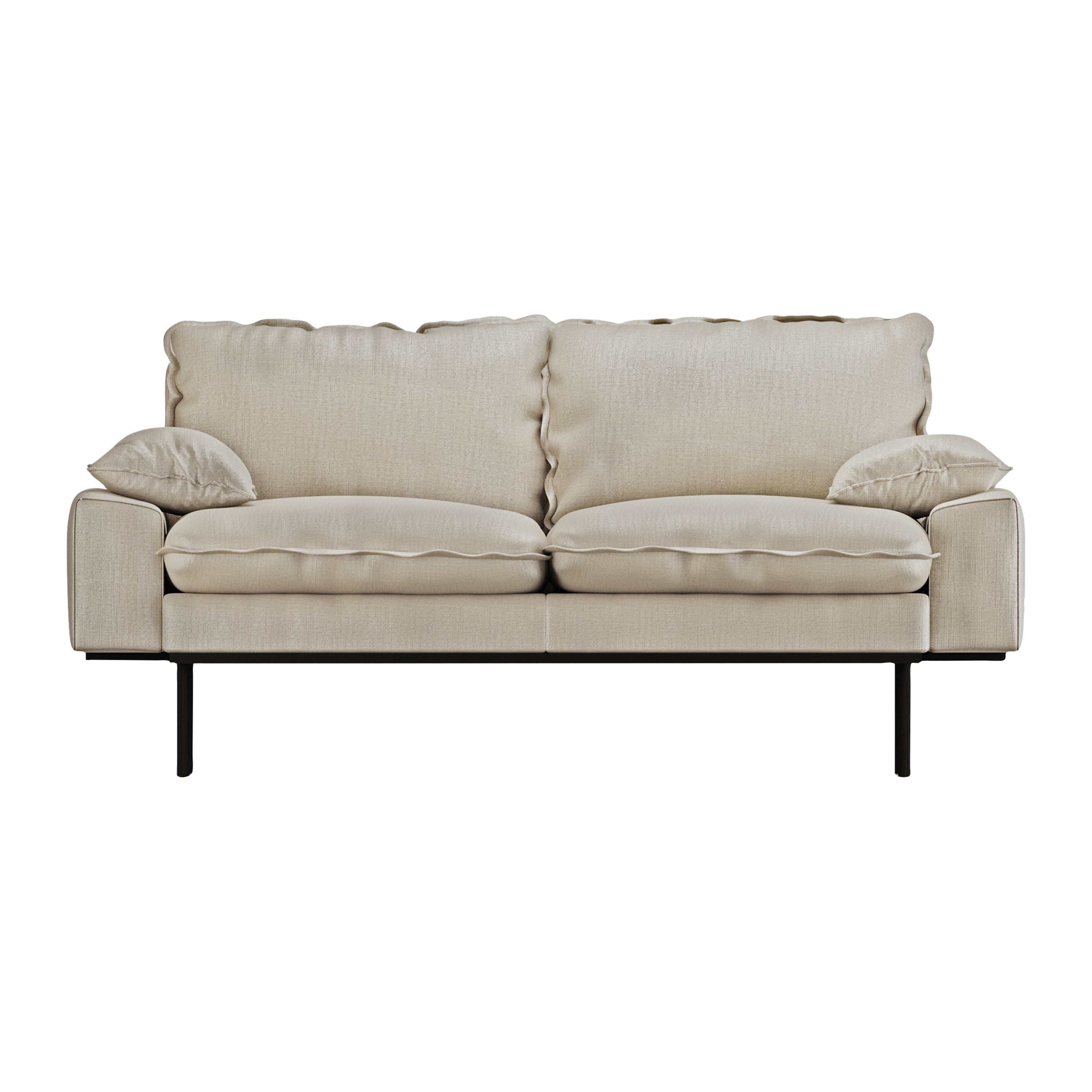 HKliving Retro Sofa 2-zitsbank - Pure Ivory