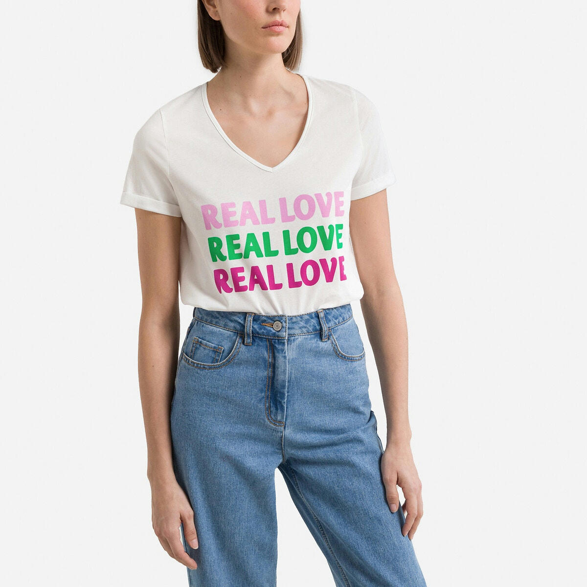 Tshirt manches courtes, motif devant