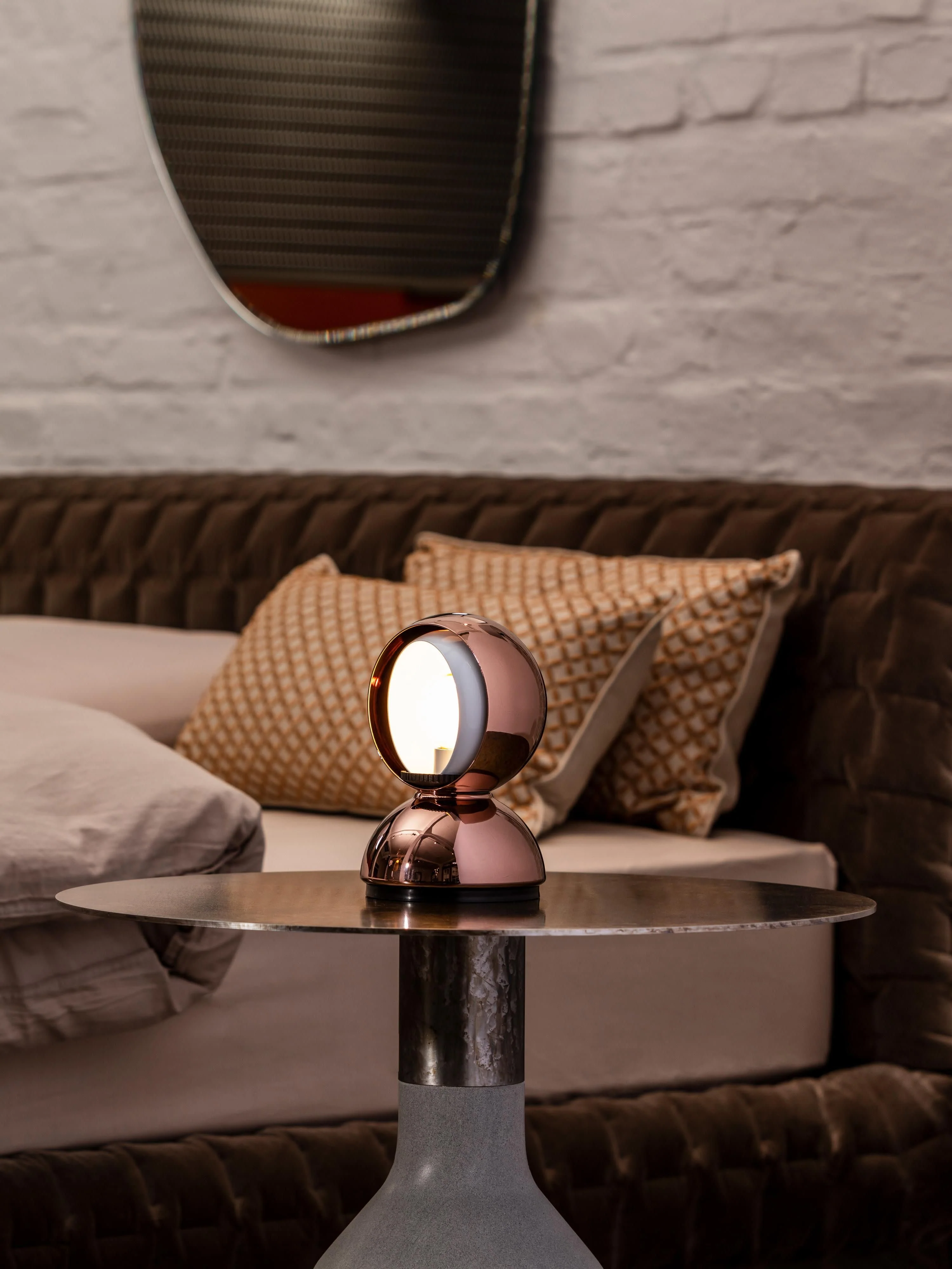 Kleine verstellbare Tischlampe Eclisse