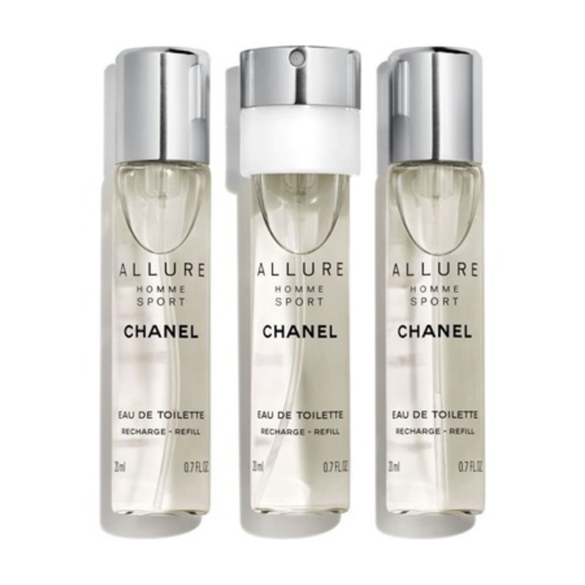 ALLURE HOMME SPORTEAU DE TOILETTE VAPORISATEUR DE VOYAGE RECHARGE