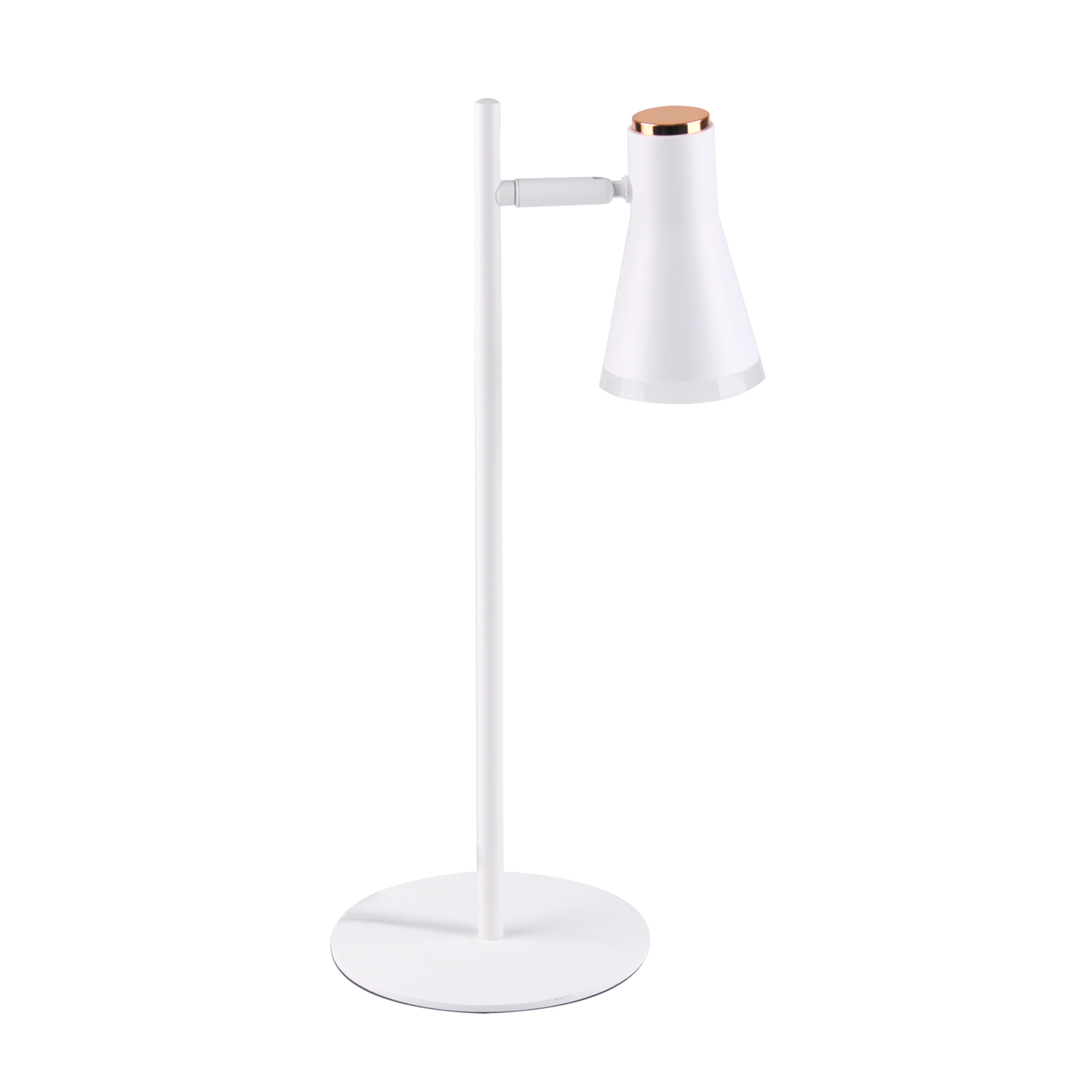 Lampka biurkowaBERG biała LED 4.2W Ciepła biel wys:44,6cm Polux