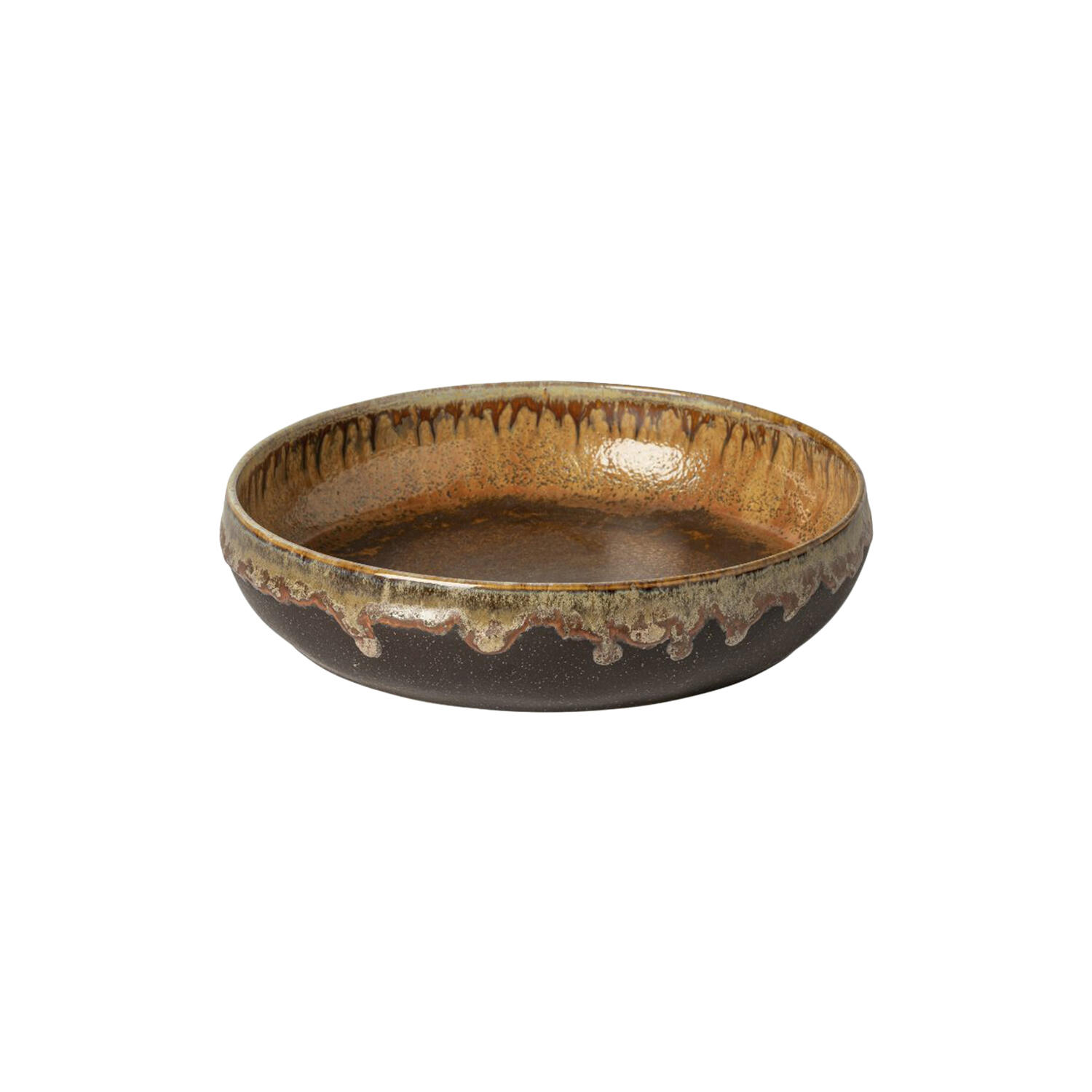 Poterie Dyb tallerken ø 22 cm, mokka
