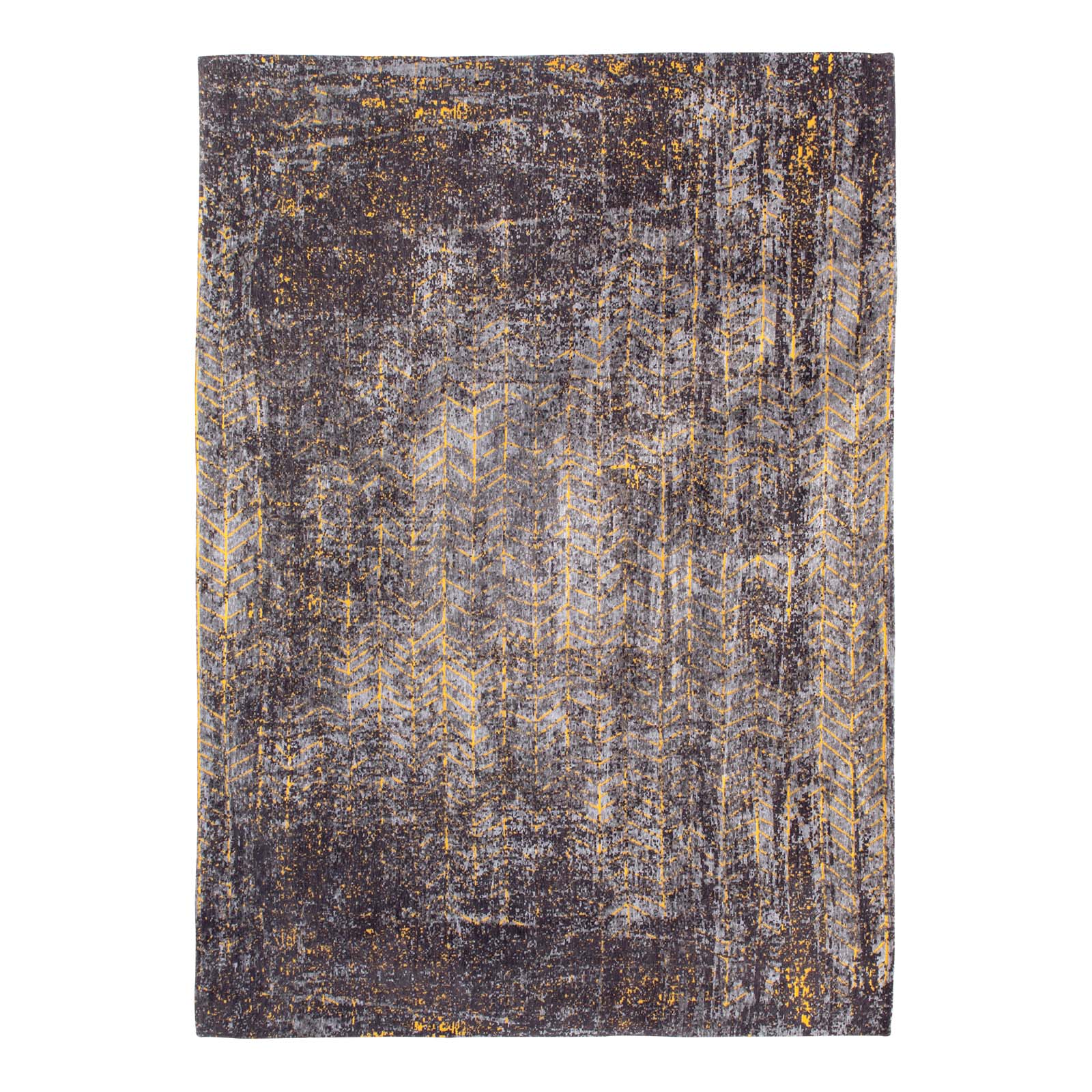 Louis De Poortere vloerkleed Broadway Glitter - zwart - 80x150cm