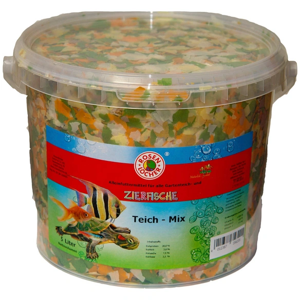 Fischfutter, GARTENTEICH-MIX 5,0L im Eimer