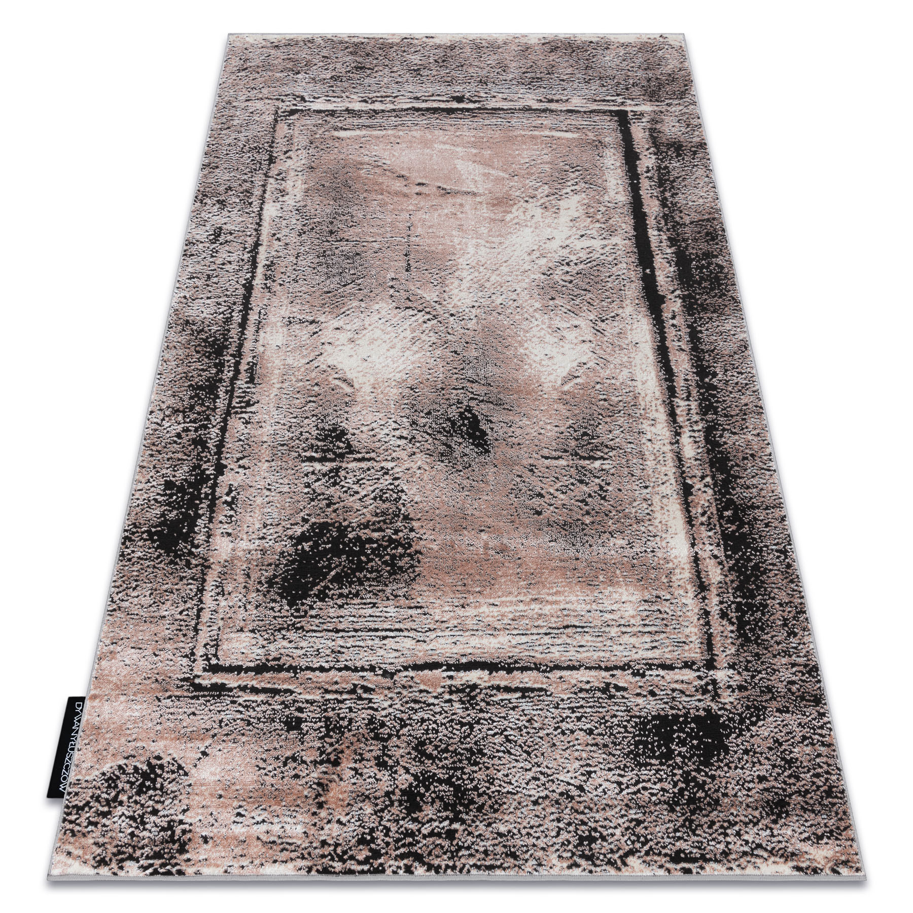 Dywan DE LUXE nowoczesny 634 Ramka vintage przecierany - 120x170 cm