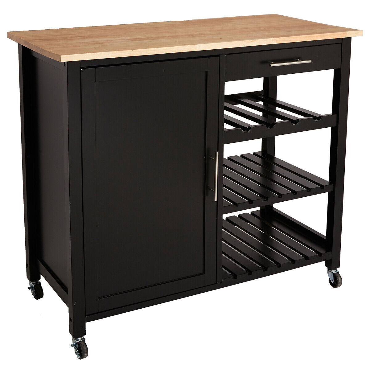 Móvel de apoio CALUDE preto