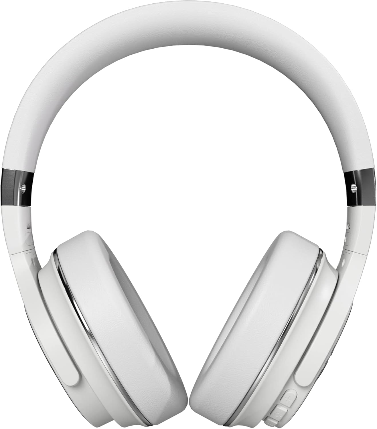 Raycon Everyday Bluetooth Headphones - Over The Ear, Active Noise Cancelling Wireless Headphones + Awareness Mode, Bluetooth Headset with Mic, 40 Hours of Battery Life (Frost White)