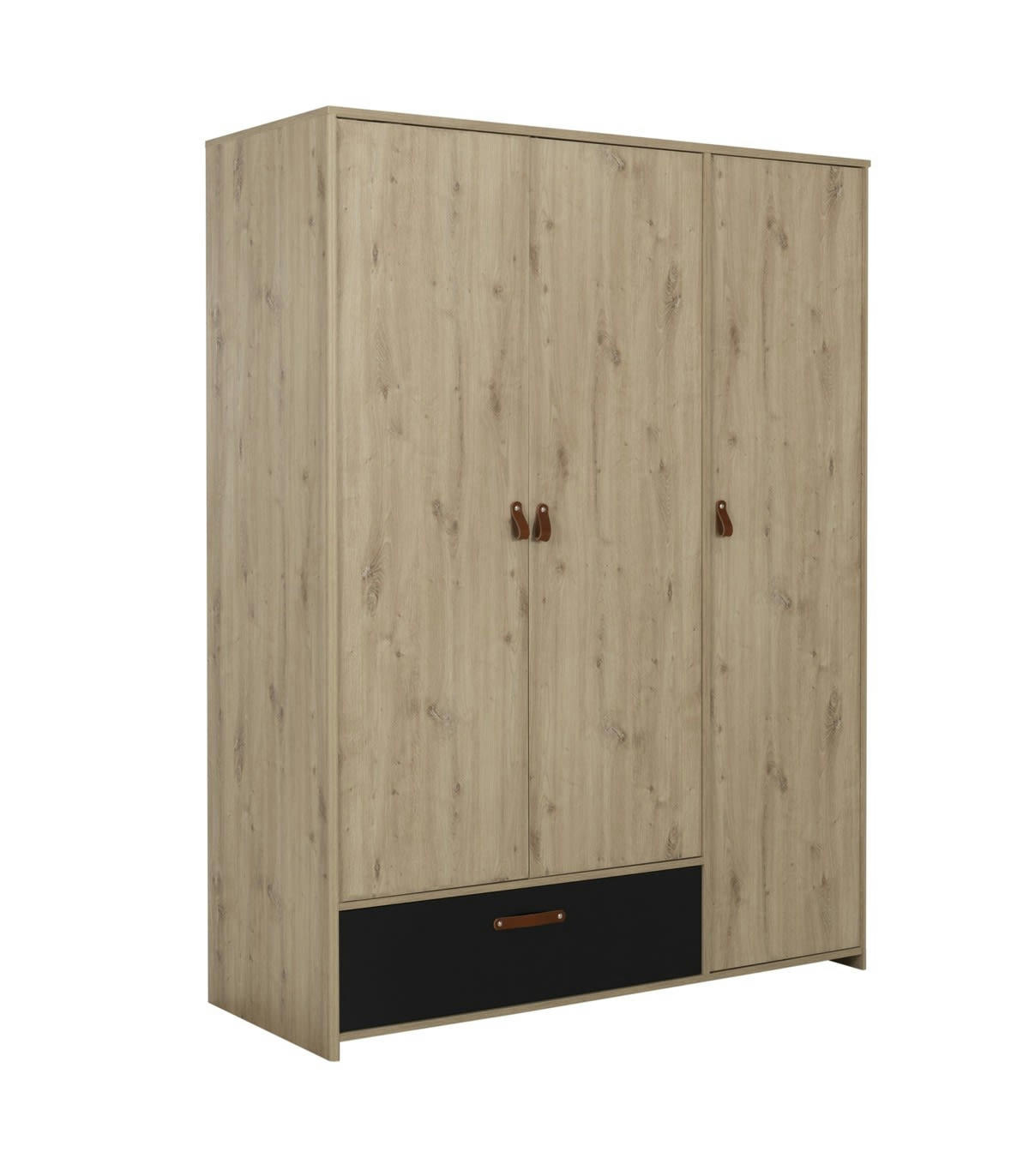 ARTISAN - Armoire 3 portes 1 tiroir style industriel