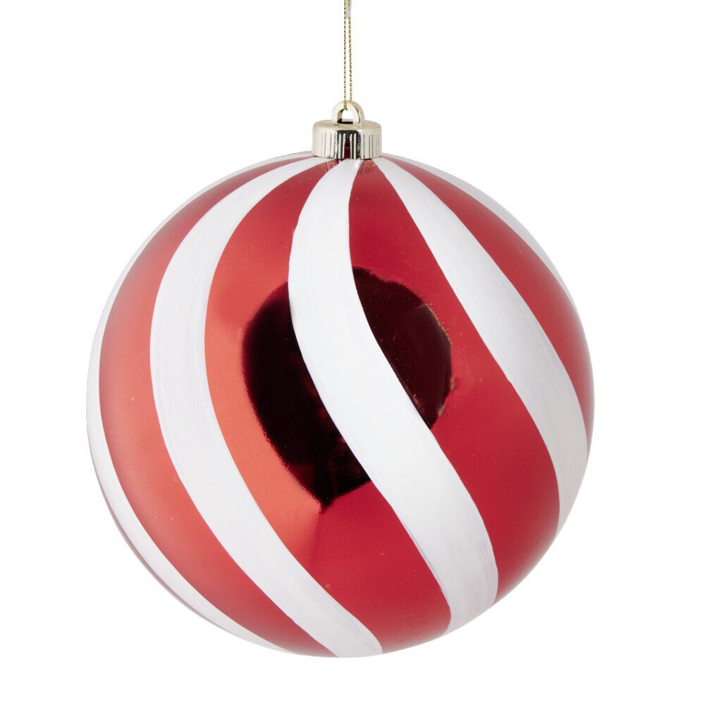 Boule de No&euml;l XL rouge ou doré Ø20cm