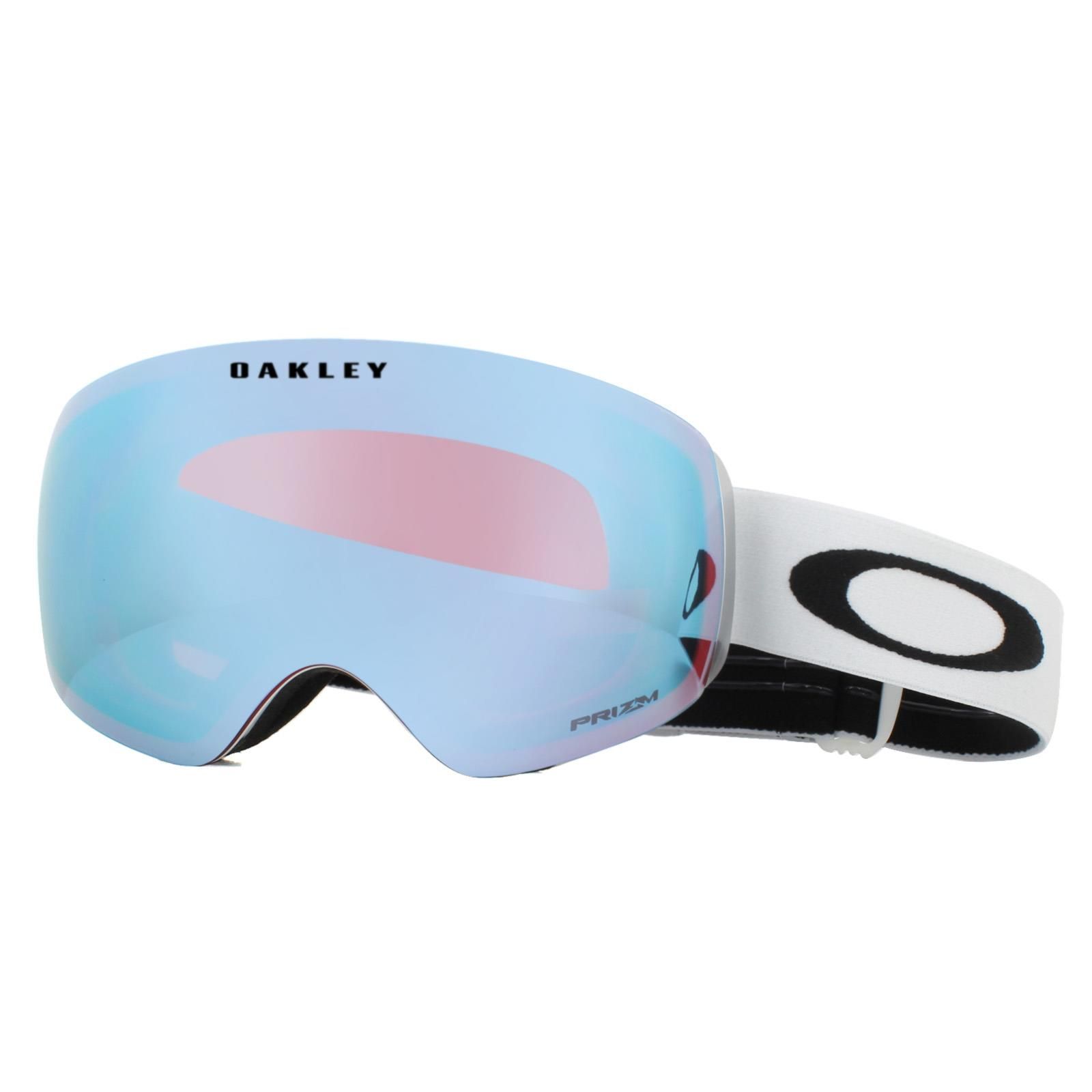 Oakley Flight Deck XM OO7064-A0 Matte White Prizm Snow Sapphire Iridium Ski Goggles