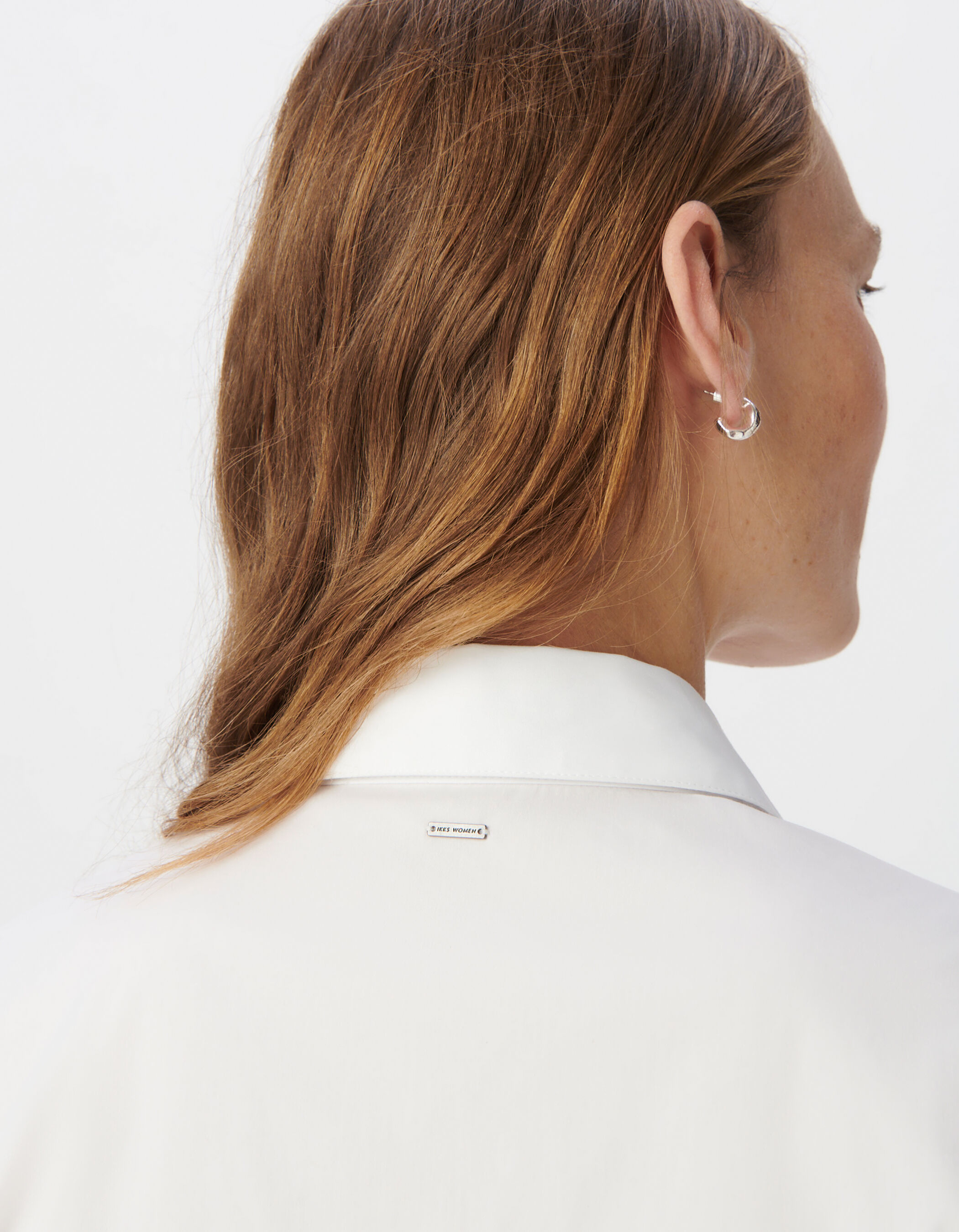 Chemise blanche à manches longues Femme