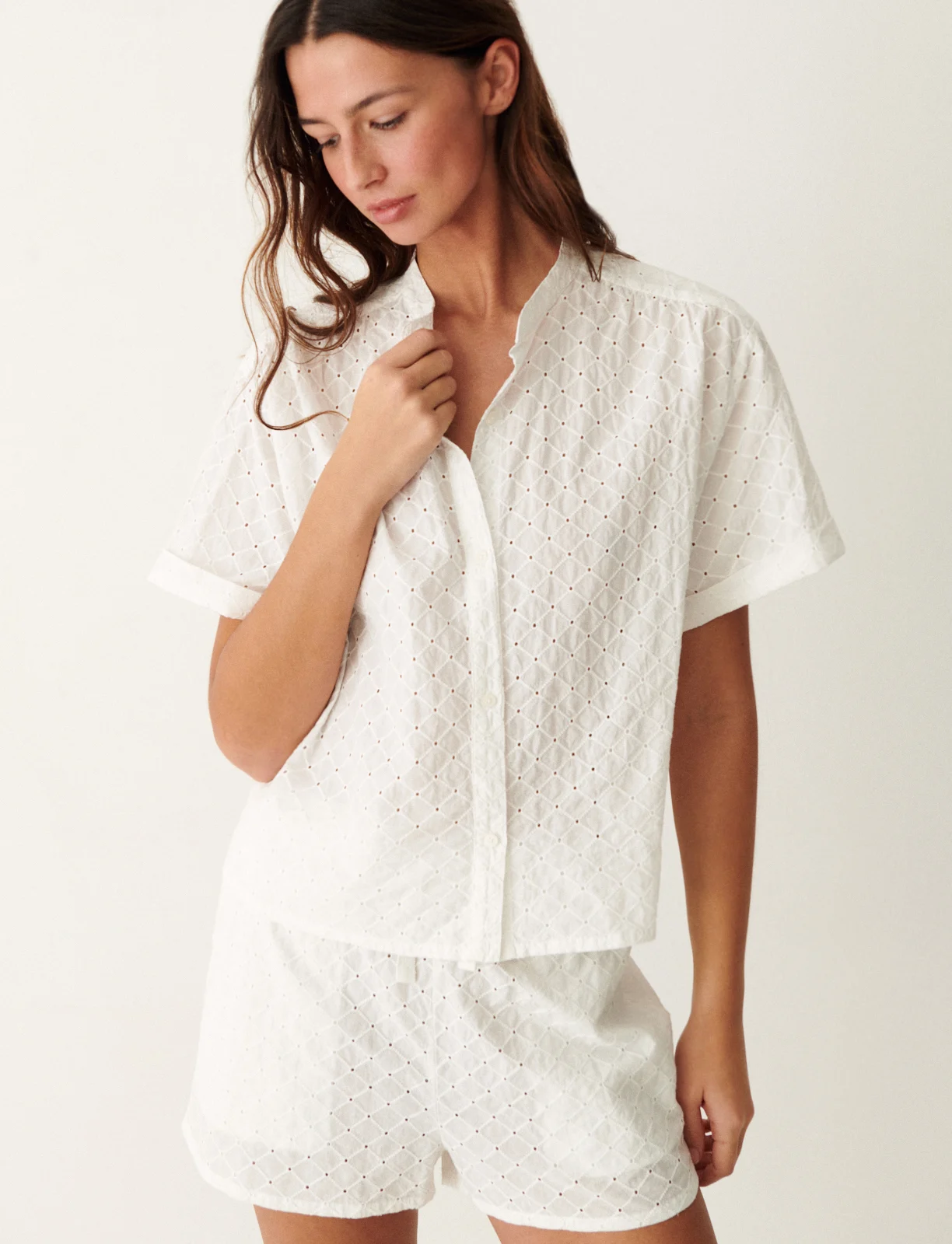 Chemise manches courtes FLEUR