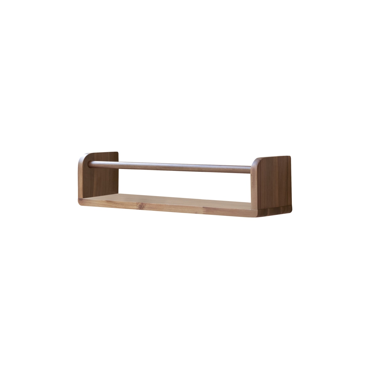 Tikamoon - Wandplank voor badkamer in massief acaciahout Lila 60