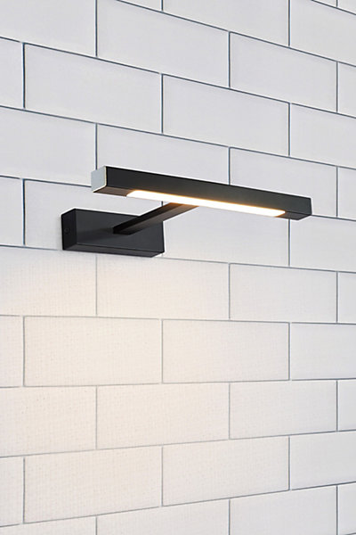 Applique murale LED fixe 6W, IP44, noir - Markslöjd - Neptunus