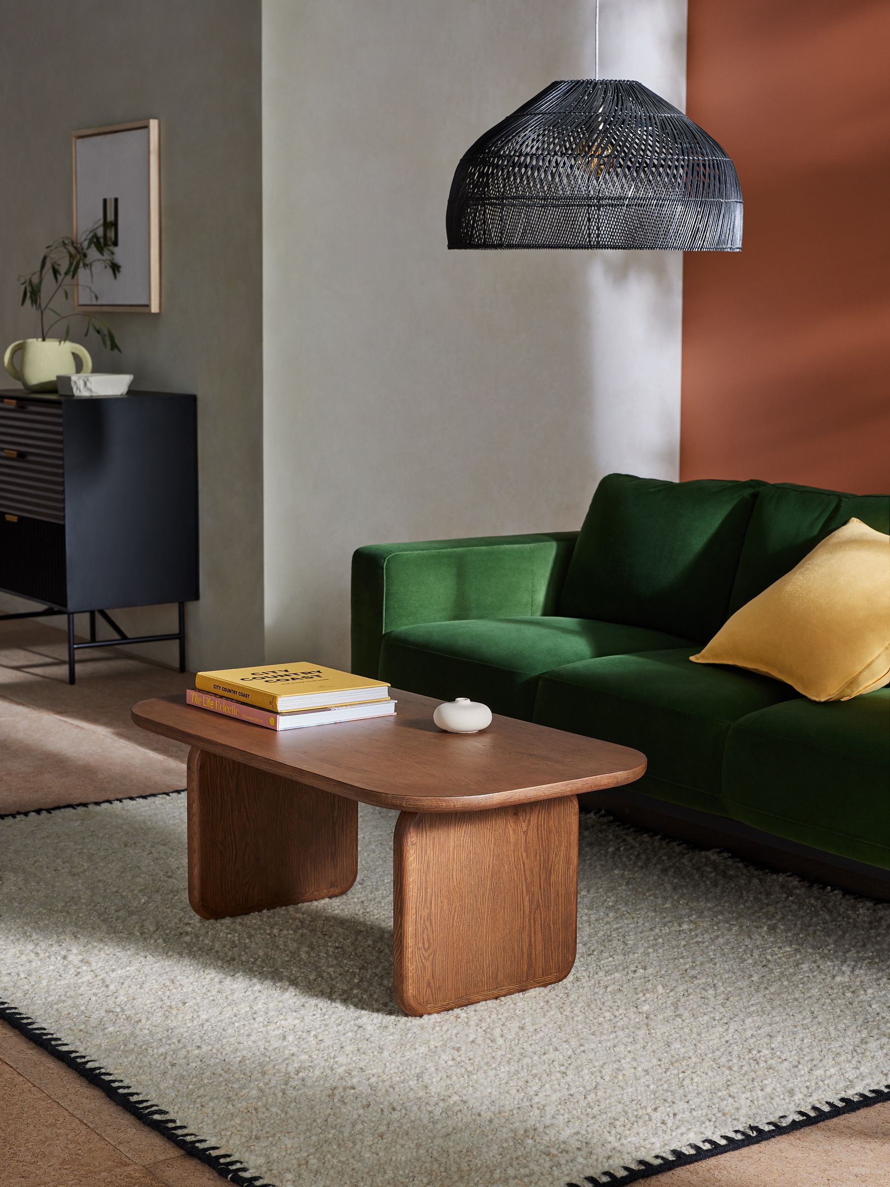 Nyla Coffee Table in Dark Stain Oak