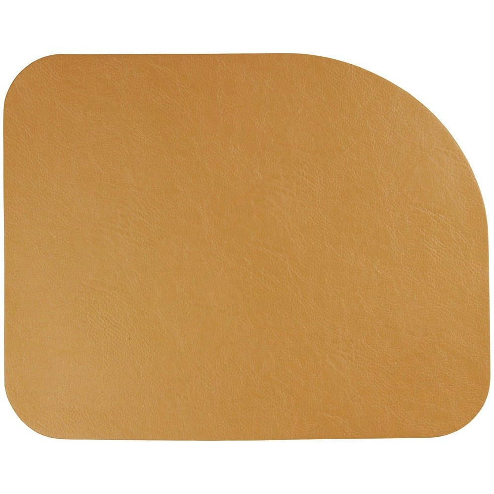 VEGAN - Set de table cuir vegan organique curry 46x37cm