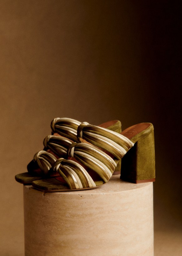 Sophia High Mules