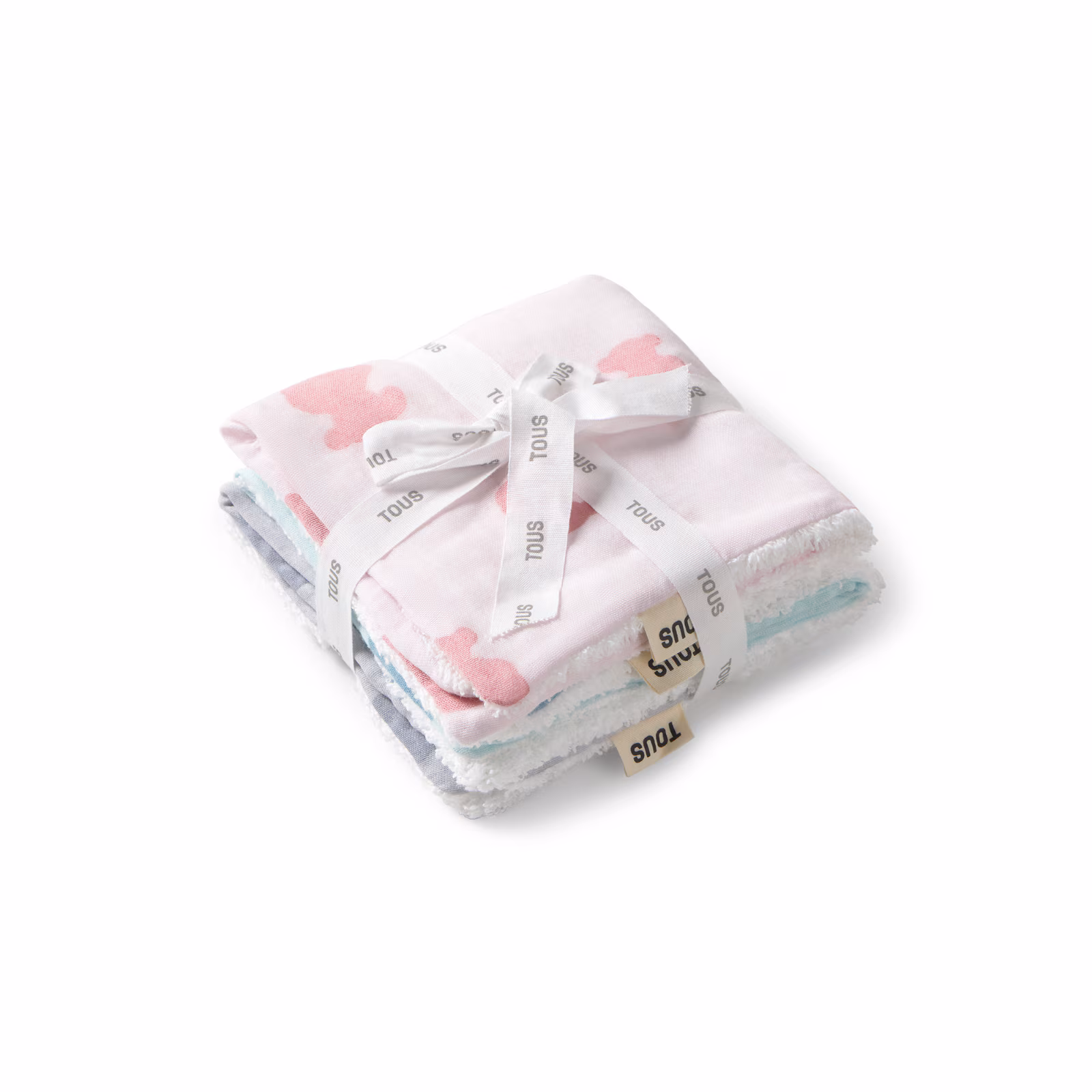 Mini toallas de bebé HFluffy rosa