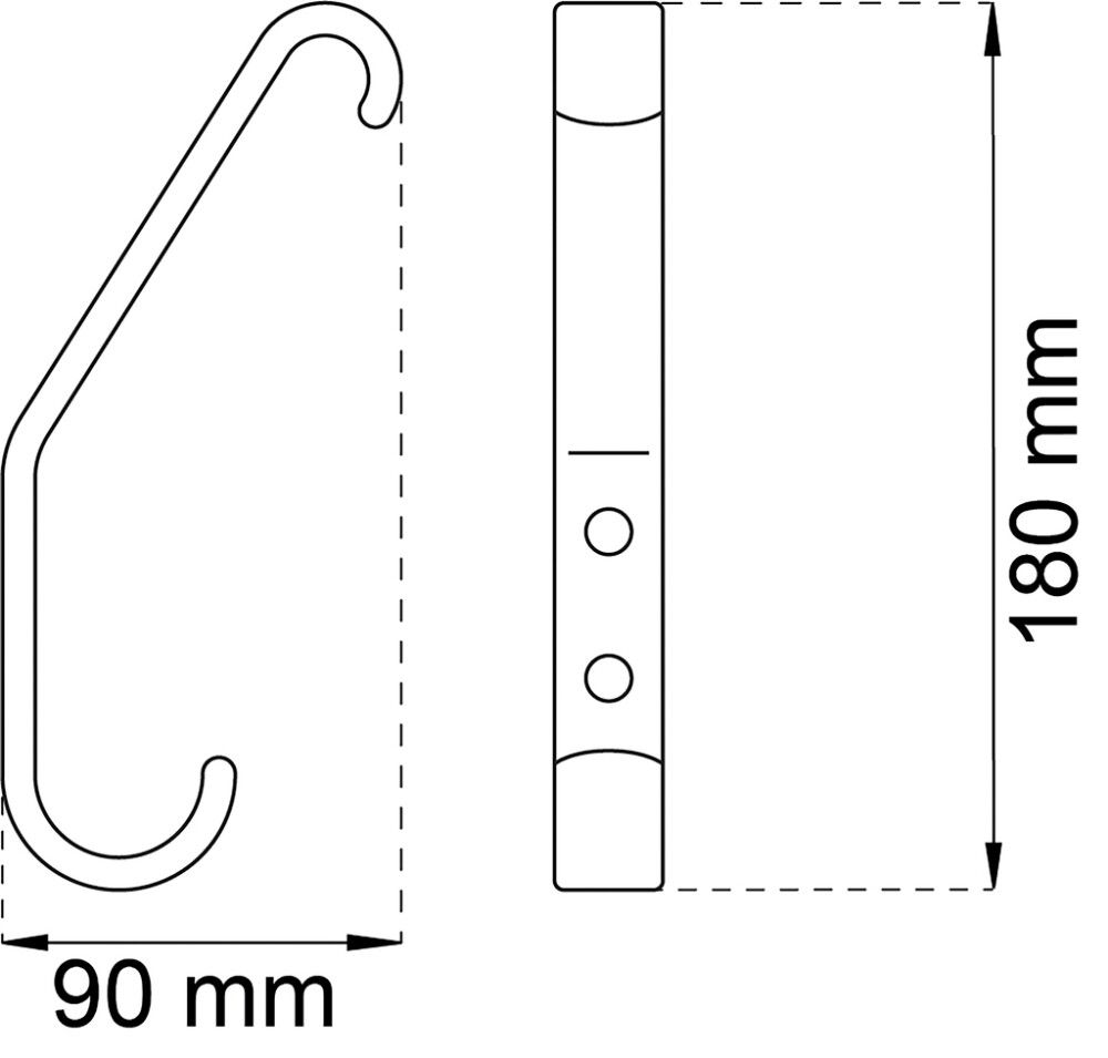 KROK HABO 1020 180MM HVIT