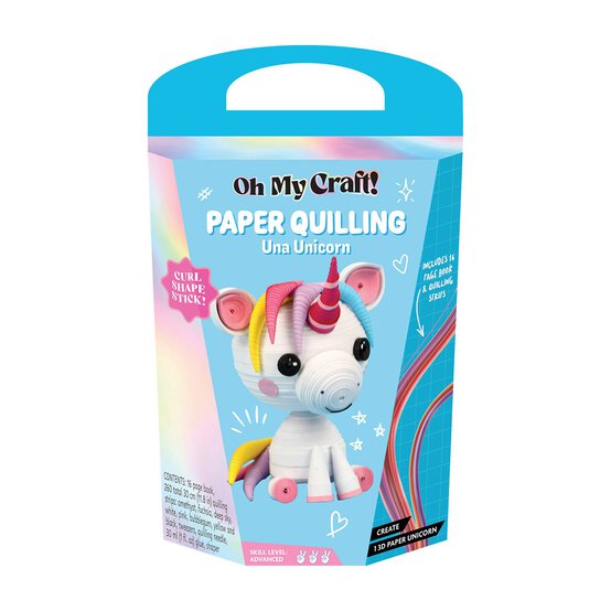 Oh My Craft! Paper Quilling Una Unicorn Kit