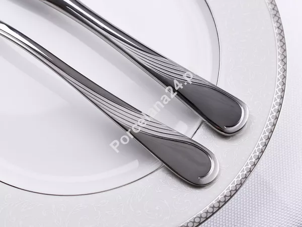 Łyżeczka do cukru (14,4 cm) w pudełku Gerpol - Violino - matowione