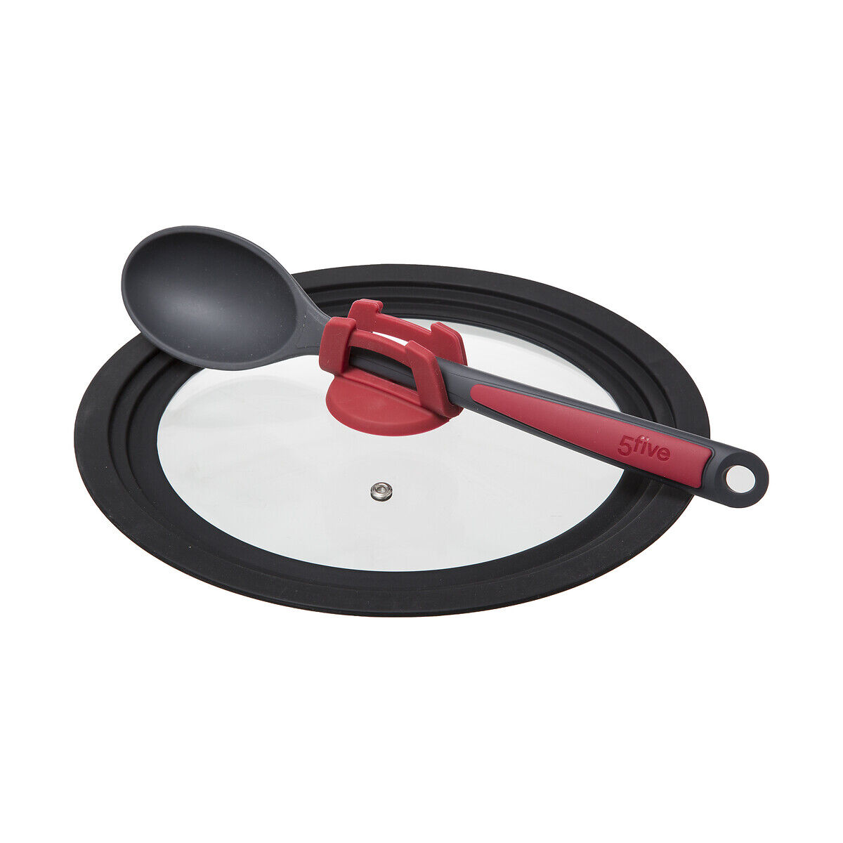 Tampa de vidro e silicone para caçarola