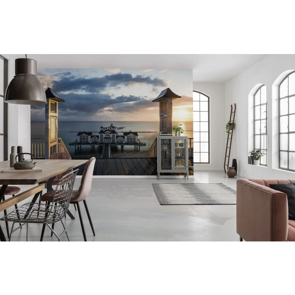 Vliestapete »Magisches Sellin«, Breite 450 cm, seidenmatt