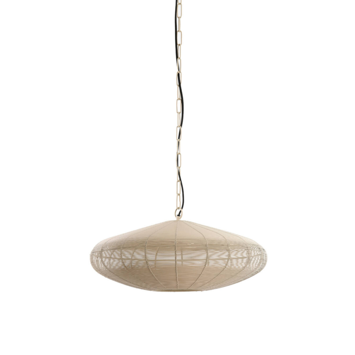 Light & Living - Bahoto hanglamp Ø51x20 cm - mat crème