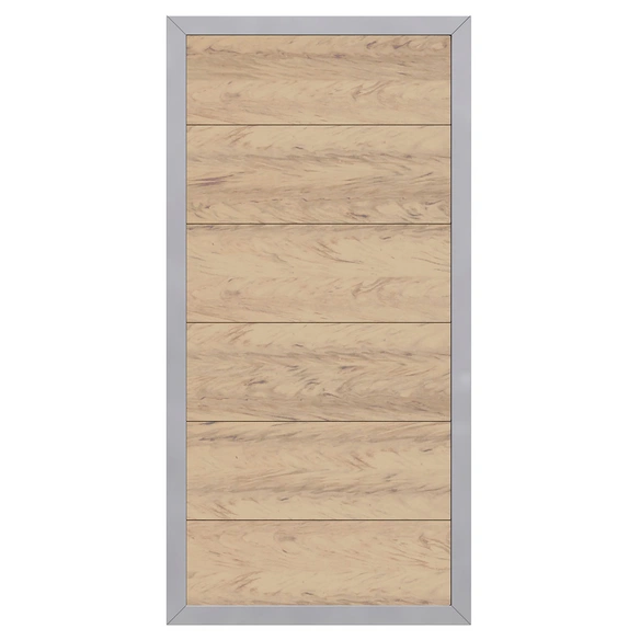 Zaunelement »Design«, Holz-Polymer-Werkstoffe (WPC), HxL: 180 x 90 cm cm