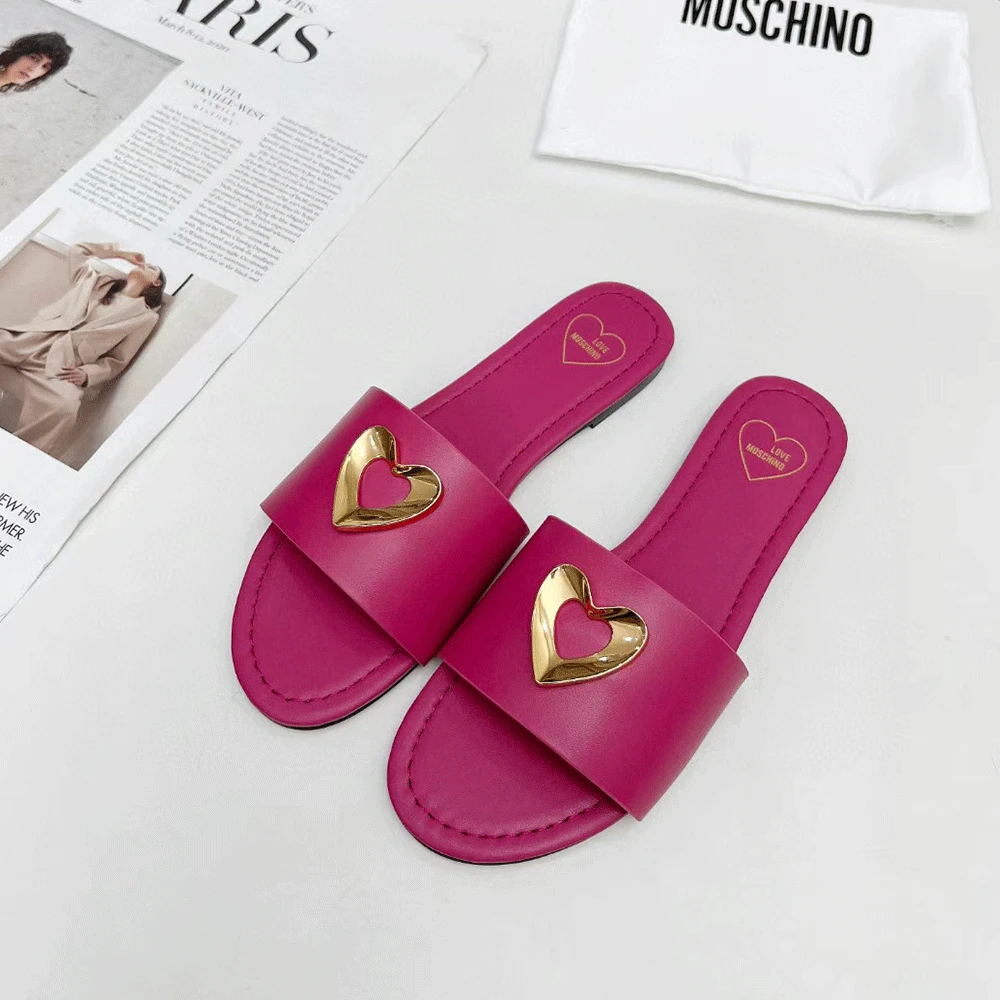 Moschino Love slippers