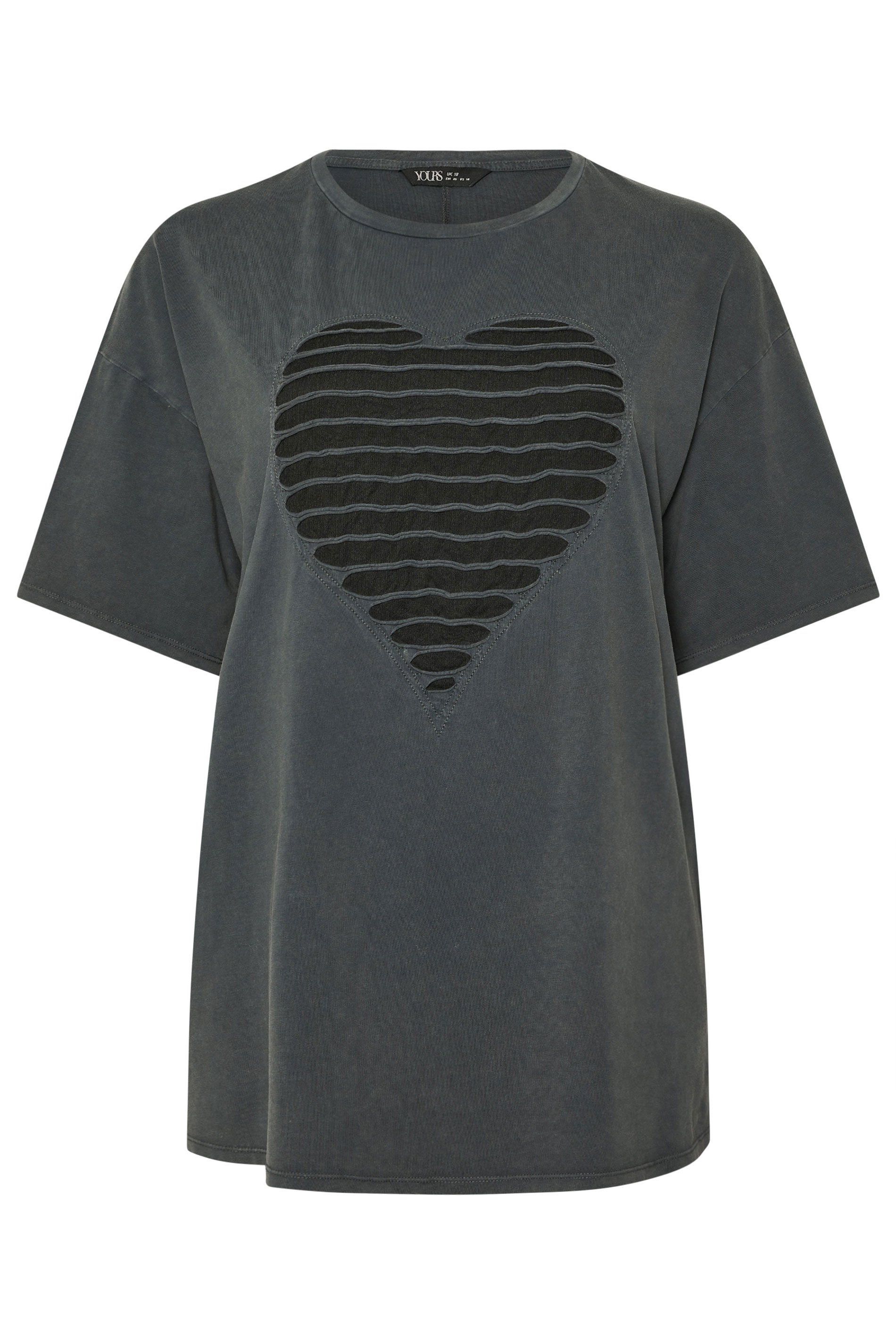 Yours Distressed Heart T-Shirt