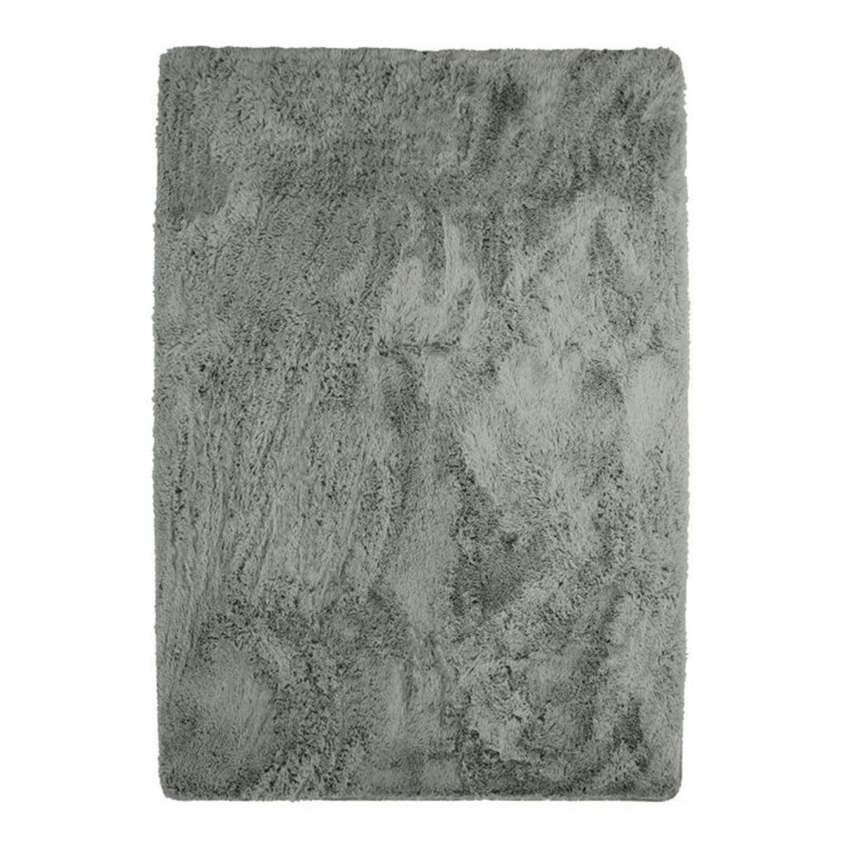 NEO - Tapis lavable à base fine et souple extra doux gris clair 225x340