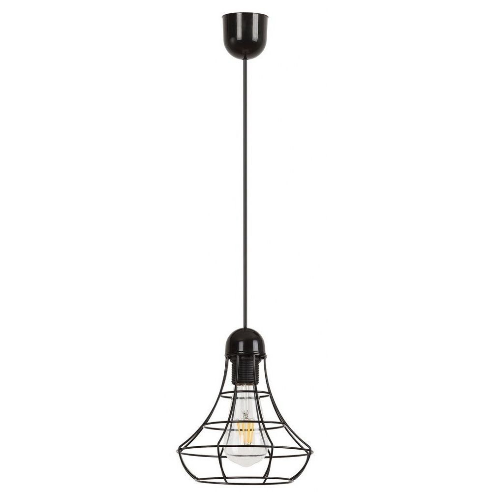 Lampa wisząca czarna Ramsey 1xE27x60W wym: 98x20x20 cm Rabalux