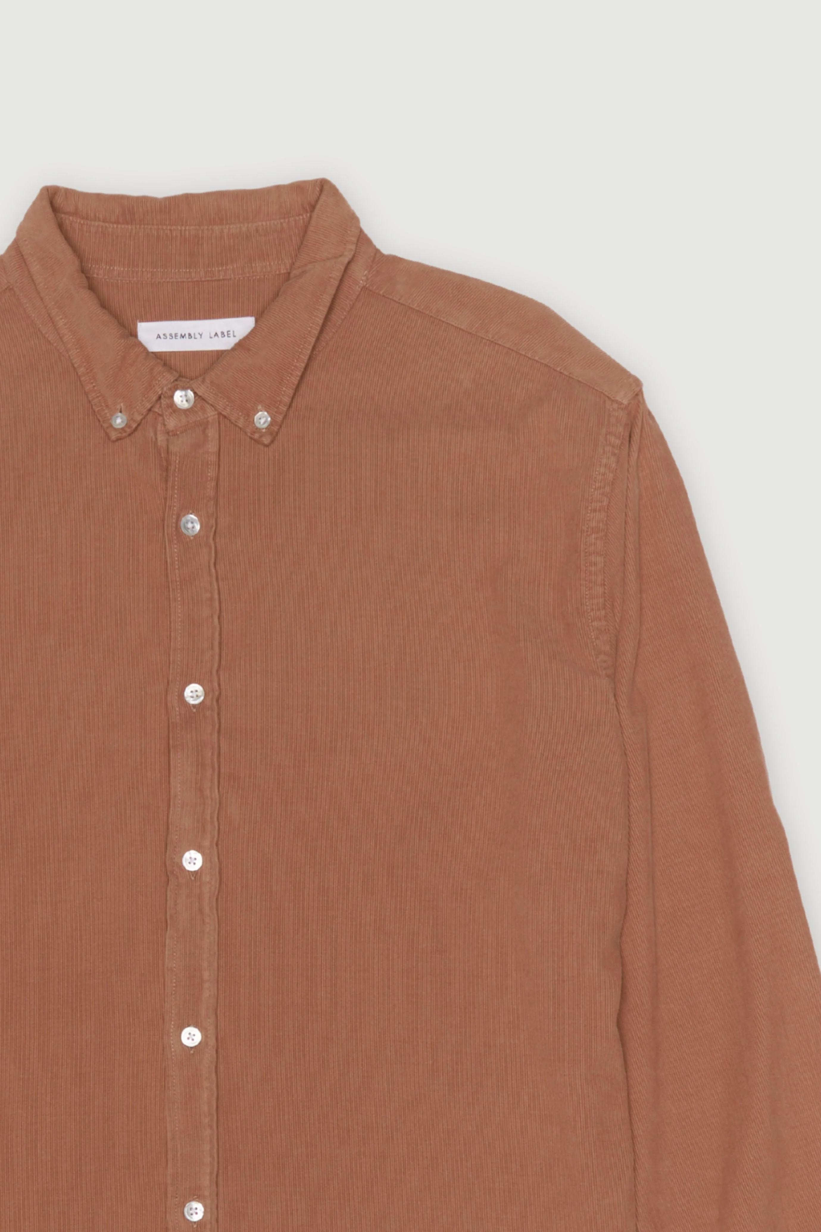 Re-Worn Mens Cotton Cord Long Sleeve Shirt