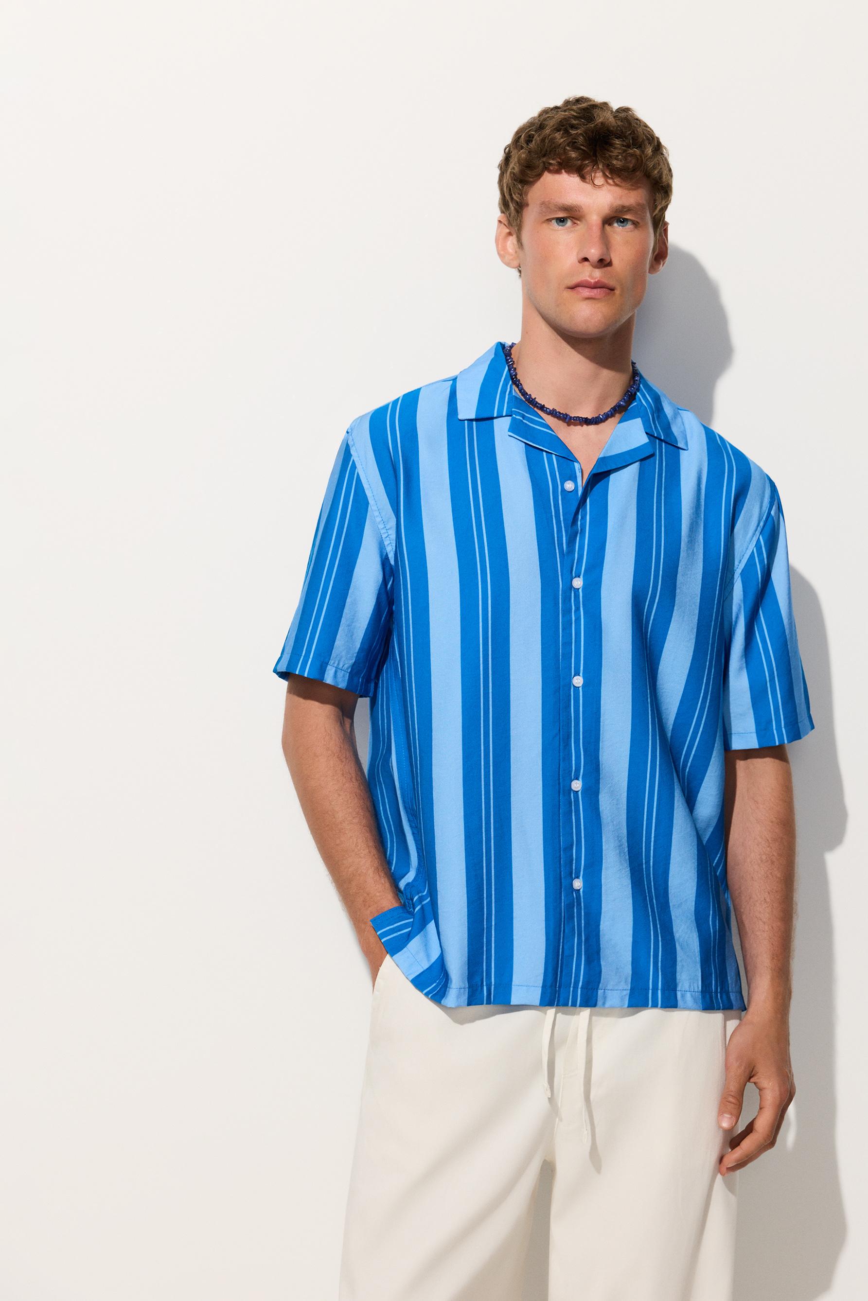 Hombre | Camisa rayas azules