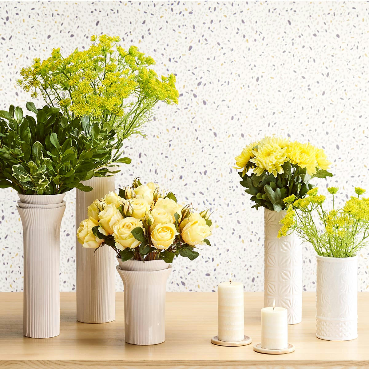 GROW - Vase Grow en grès H40cm